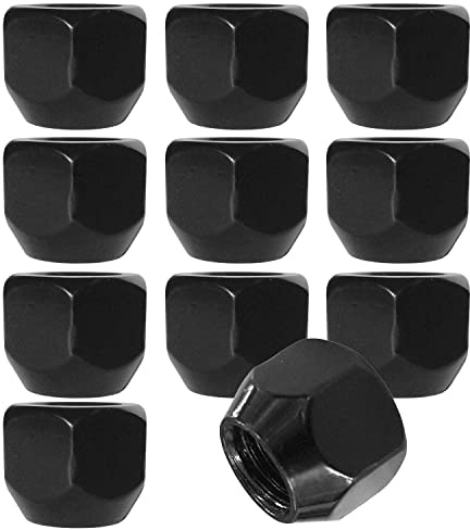 10x Offene Radmutter M12x1,5 Kegelbund ohne Bund 60° SW 19mm kompatibel mit Volvo C30 C70 S40 S70 V40 V50