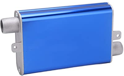Standheizung Auspuff Schalldämpfer Dieselheizung Auspuff Schalldämpfer Kit 24mm Stabile Leistung Geräuschreduzierung Rostbeständig Für Eberspacher Airtronic D2 D4 D4S (Blau)