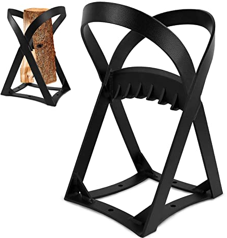 UISEBRT Spaccalegna manuale manuale per legna da ardere a risparmio di lavoro, per legna da ardere, spaccalegna in ghisa, per campeggio, camino, casa (tipo E)