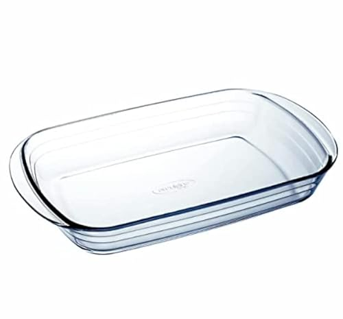 Ô Cuisine Auflaufform, rechteckig, 35 x 22 x 6 cm, Glas, transparent, 6 Stück