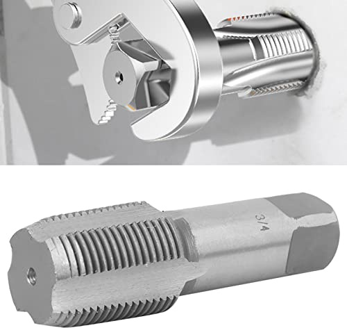 ANKROYU Maschi Filettati da 3/4 di Pollice, Maschi Filettati Per Lavorazione CNC in Acciaio Ad Alta Durezza, Maschiatura Per Riparazioni Per Centri di Lavoro CNC, Macchine CNC (argento)