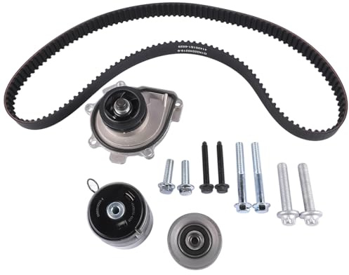 Woosphy Zahnriemensatz mit Wasserpumpe Kompatibel mit Astra Corsa 530072430 | Kompatibel mit Astra G H J Corsa D E Insignia A Vectra C Zafira B 1.6 1.8, 71739873, 55555653