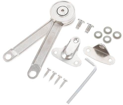 ANDRESLAD Deckelhalterscharniere Verstellbare Spannungswinkel Deckelhalterhalterung Für Möbel Kleiderschrank Aus Robuster Zinklegierung