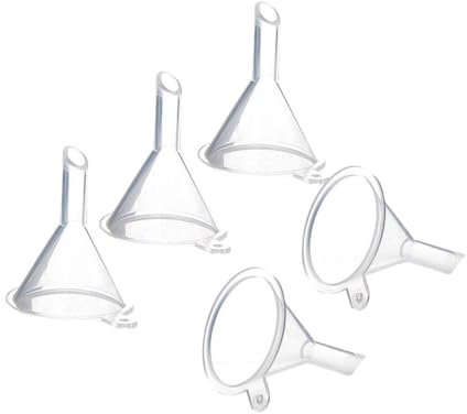 MAGICLULU 5 Pz imbuto separatore per liquidi imbuti miniimbuto cucina a gadget da cucina piccolo bianca