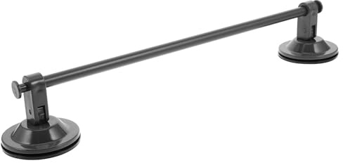 STOBAZA Porte-Serviettes À Ventouse 15.75 Pouces Barre Suspendue sans Perçage pour Salle De Bain Cuisine Rangement Serviettes Robustesse Et Gain De Place