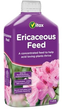 Liquid Ericaceous Feed Concentrated Plant Food with Iron & Manganese for Azaleas Camellias Rhododendrons & Acid-Loving Plants – Boosts Growth Leaves & Flowers 1L