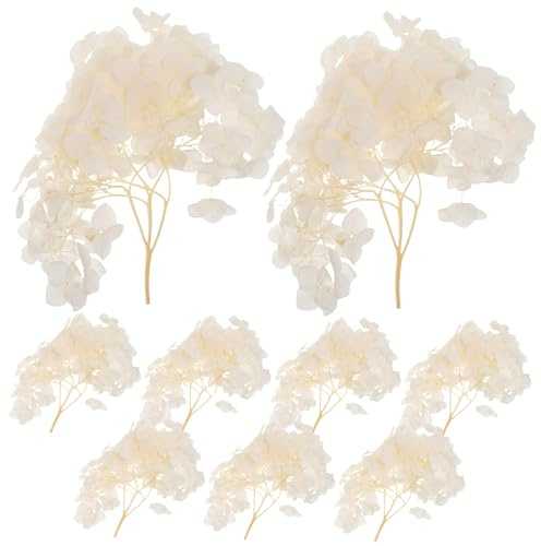 ULDIGI de Hortensia Preservados Naturales para Decoración de Bodas Confeti Floral para Arreglos y Centro de Mesa Flores Secas Duraderas Tono Roto Cajas