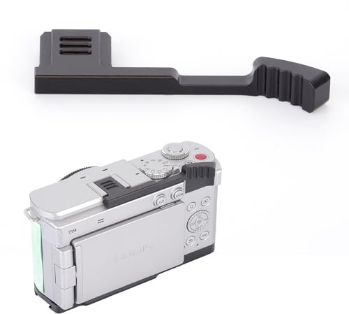 SZZCNOX Daumen-Up-Griff aus Metall für Panasonic LUMIX S9 Kamera, Lumix S9 Daumen-Up-Auflage, rutschfester Fingergriff, Blitzschuh-Halterung, Daumenstütze, verbesserter Griff für Einhand-Fotografie