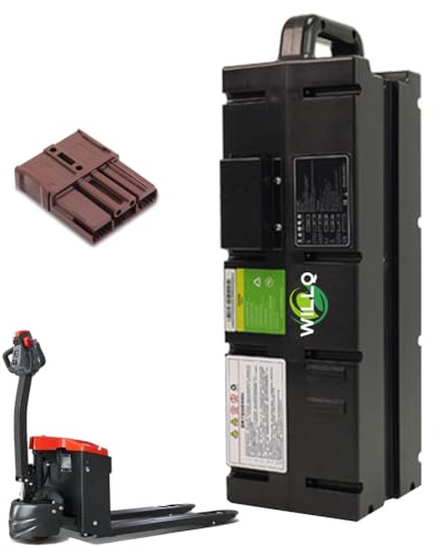 WILLQ Batterie de Chariot élévateur électrique CBD15/AMC1-I pour gerbeurs industriels, Batterie au Lithium 25,6V 40Ah 48,3V 20Ah Remplacement pour transpalette électrique,48.3v20ah