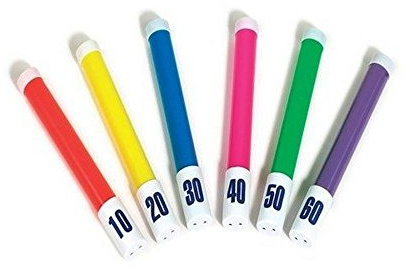 SWIMLINE Dive Flex Sticks Toys 6-Pack Weighted Catch and Retrieval Game for Swimming Pool & Bath Tub for Kids Multi Color Rings Underwater Dive Practice Education Learn
