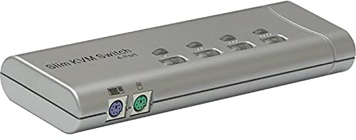 BeMatik - Uniclass VGA Switch KVM PS2 Slim 1KVM á 4CPU