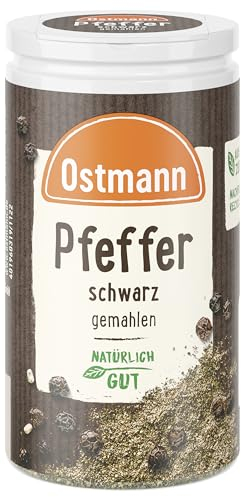 Ostmann Pfeffer schwarz gemahlen, 40 g (Verpackungsdesign kann abweichen)