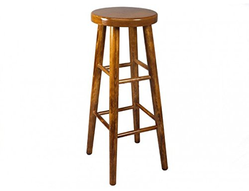 Magnetic Möbel Stück Holz Buche hell Heller Holzhocker Barstuhl Stuhl Barhocker 80 cm (Eiche)
