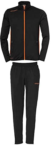 Uhlsport Essentiell klassisk kostym för barn, svart/fluo orange, 116