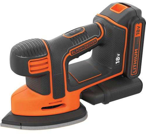 BLACK & DECKER - LIJADORAS MOUSE-BDCDS18N-XJ/GAMA 18V - Black