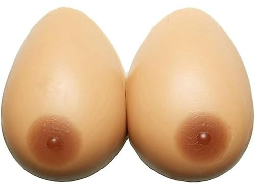 ZCOINS Nicht-klebende Silikon Brüste, realistische Künstliche falsche brüste in Tränenform für eine natürliche Silhouette, Silikon Brustformen für Büstenhalter mit Einschubfach