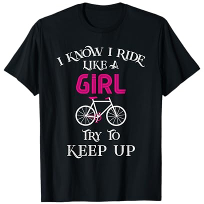 Cute Bicycle Bike Shirt Woman Girl Birthday T-Shirt