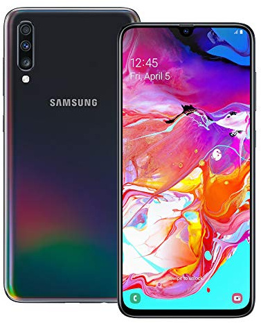 Samsung Galaxy A70 (SM-A7050) 6GB / 128GB 6.7-inches Dual SIM Factory Unlocked - No Warranty(Black)
