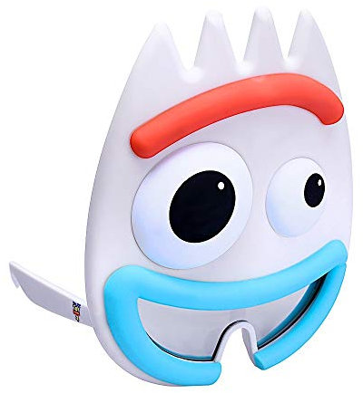 Sun-Staches Gafas de sol oficiales Forky | Disney Toy Story 4 novedosos tonos de disfraz | UV400 | Talla única para la mayoría de niños grandes