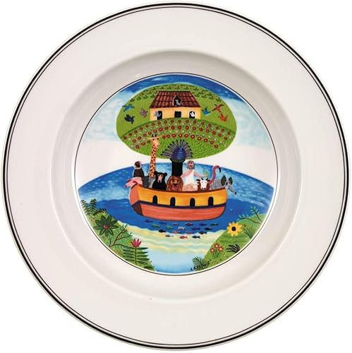 Villeroy & Boch Design Naif Arche Noah 1023372703 - Juego de platos hondos (6 unidades, acero inoxidable)