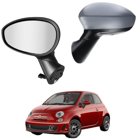 Specchietto retrovisore per Fiat 500 2007> esterno lato sinistro, Oem 735452180, 735456807