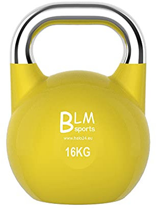 Kettlebell Schwunghantel Kugelhantel Rundgewicht Kraft Metall Farbe B 16 kg