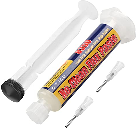 BEEYUIHF Lötpaste, bleifrei Lötflussmittel-Zinnpaste,No-Clean Lötflussmittel,Flussmittel Lötpaste,SMD Lötfett, Lötdocht, für BGA SMT Schweißen (10cc/0.63oz/18g)