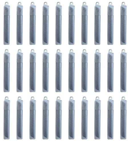 daniplus 300 Stk. Abbrechklingen 9mm, Ersatzklingen Cutterklingen Abbrechklinge für Cuttermesser Teppichmesser