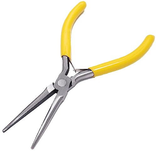 MENFENG 3pc Jewellery Pliers Set - Needle Nose/Chain Nose/Wire Cutters for Jewellery Repair and Making
