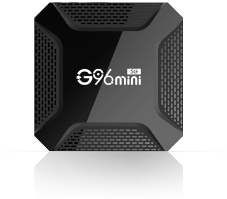 CHROX Android 13.0 TV Box,G96mini 5G 4GB RAM 64GB ROM RK3228 Quad-Core Wifi6 Dual Band 2.4G/5.8G Ethernet 100M BT5.0 4K HDR10+ Ultra HD USB3.0 Smart Home Player,2GB+16GB