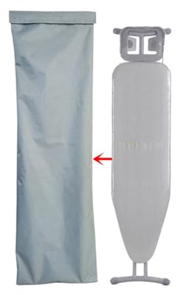JTPMYFT Housse Anti-poussière for Planche à Repasser Pliante, Sac de Rangement étanche et Protection Solaire(125 * 40CM)