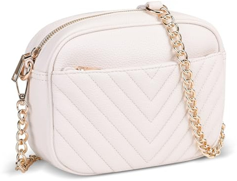 SIVENKE Damen Handy Umhängetasche Klein PU Leder Crossbody Bag Damen Schultertasche Handytasche Stylisch Handtasche Damen mit Abnehmbar Schultergurt