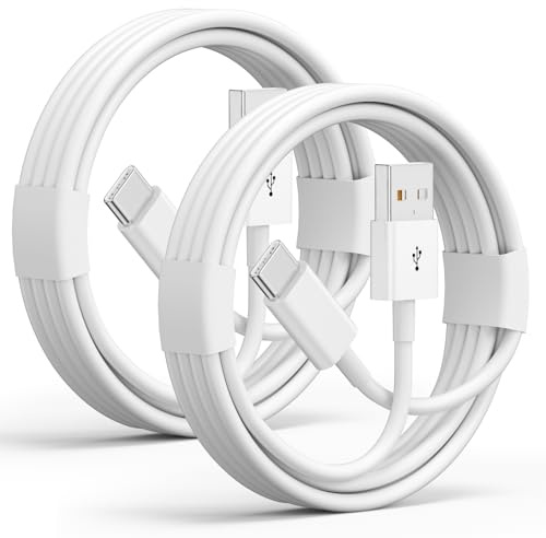 Car CarPlay Cable for iPhone 17/16/15 Pro Max Air 3FT USB A to USB C Cable | 2Pack USB to USB C Charger Cord for iPad,Galaxy, Android Phone,USB to C Charging Cable Type-C Car Charger Cord