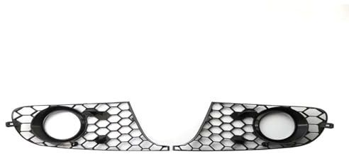 WDMNAO 2 Stück Auto Frontgrill Nebelscheinwerfer Gitter Grill für VW Golf 6 MK6 2009-2013, Auto Frontstoßstange Nebelscheinwerfer Kühlergrill Abdeckung Ersatz Auto Zubehö