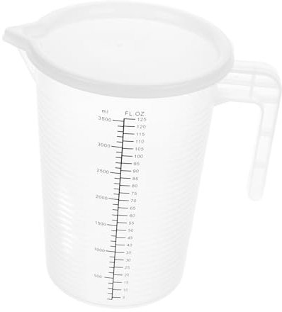 BUGUUYO Coperchio Per Misurino in Plastica Da 3500 Ml Per Per Auto Fluido Per Trasmissione Versamento Più Facile