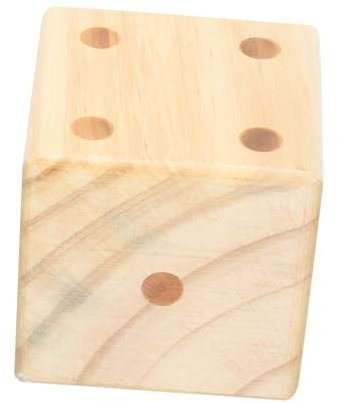 Supvox Holzhandwerk Mehrzweckwürfel Aus Hochwertigem Holz Für Partys Ktv Und Gesellige Abende Mit Glatter Oberfläche Und Abgerundeten Ecken Für Sicheres