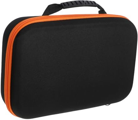 MUCKLILY Heavy Duty Oxford Cloth Tool Bag Organizer Waterproof Power Tool Carrying Case Orange Zipper for Electricians Diy Projects and Storage 1 Pack