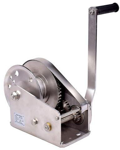 WTLONBF Heavy Duty Hand Winch, Boat Trailer Hand Winch, Professional Carbon Steel Hand Crank Winch, for Boat, Trailer, Yacht, Ship, 5/10/20/30m