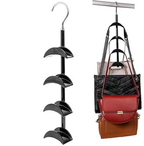 Purse Hanger - Handbag Storage Hook Backpack Rack | Space Saving Closet Tote Storage Hanger Hook for Belt Scarf Underwear Hat Tie Shawl Bra Vest Backpack