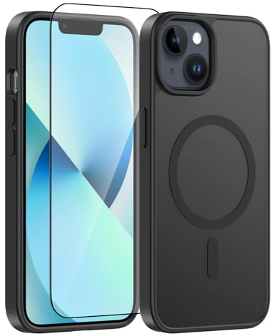 Lyhsgao for iPhone 14 Phone Case 6.1 Inch Magnetic Cover Black