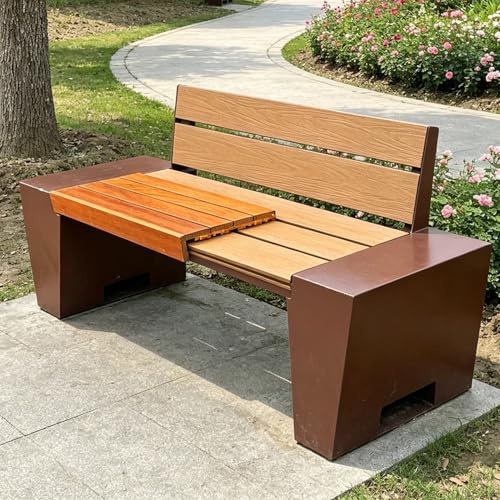 Aeovot Holz-Sitzkissen Outdoor Wasserfest Rutschfestes Klemmkissen Seat Cushion Sitzkissen Boden-Kissen 20-90 cm Sitzpolster Bank Sitzauflagen für Garten Terrasse Hinterhof Treppen(L 20 cm/7.9 in)