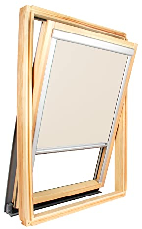 Avosdim, Verdunkelungsrollo für ähnliche und kompatible Vélux-Dachfenster, für C02, Beige