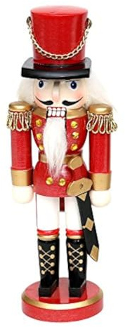 Dekohelden24 Nussknacker Soldat in rot klassisch, ca. 20 cm