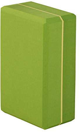 Bodhi Yogaklotz ASANA BRICK XXL, Yogablock groß, praktisches Yogazubehör, Yoga Hilfsmittel auch für Anfänger, Zubehör für Iyengar Yoga | olive