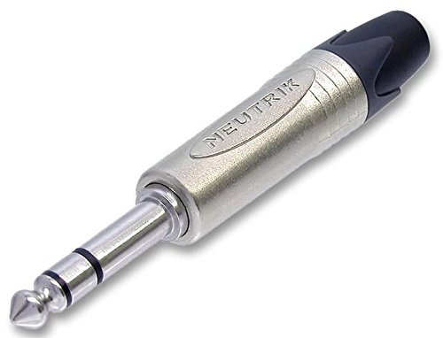Neutrik NP3X Klinkenstecker, vernickelte Kontakte, Nickel-Gehäuse, 3 polig, 6.35 mm