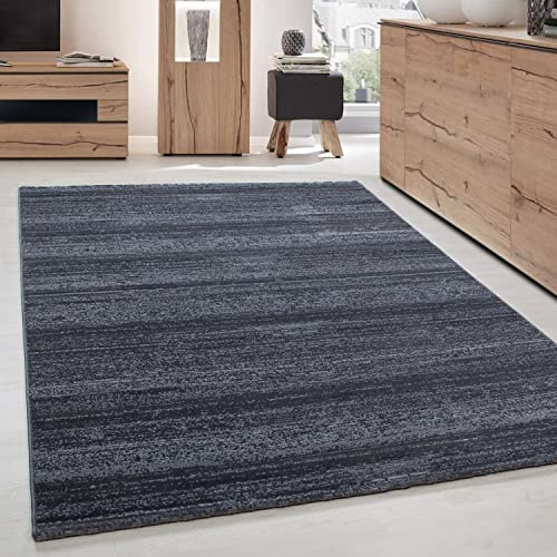 Carpettex Teppich Wohnzimmer Kurzflor 160 x 230 cm Grau Modern Unicolor - Einfarbig -Teppich Schlafzimmer Flauschig Extra Weich Waschbar Küchenteppich Teppich Esszimmer Kinderzimmer Wohnzimmerteppich