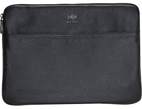 Solo Pelle Ledertasche für das Apple MacBook Pro und Air 13 Zoll, 14 Zoll & iPad Pro 12,9 Zoll Lederhülle Case Hülle Awenta aus echtem Leder in Schwarz