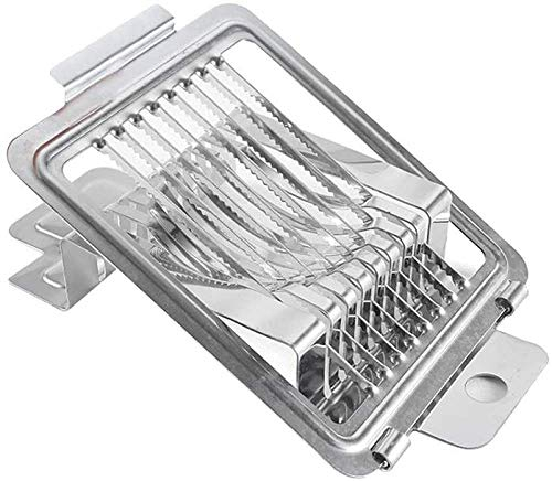 Egg Cutter, Egg Cutter Household Kitchen Egg Cutter Stainless Steel Wire Egg Cutter for Boiled Eggs