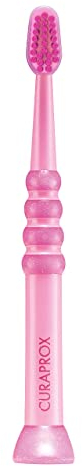 Curaprox Babyzahnbürste - Für Babys und Kleinkinder/Ultraweiche Borsten für sanftes Bürsten/Zufällige Farbe | Einzelpackung/Hergestellt in der Schweiz
