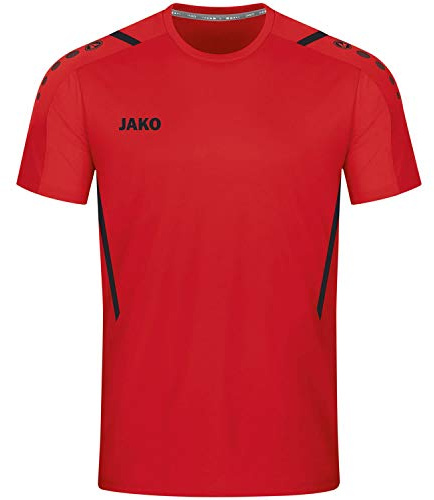JAKO Herren Trikot Challenge (Kurzarm), Rot/Schwarz, M